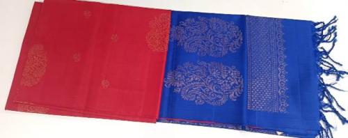SOFT SILK SAREE WITH BLOUSE